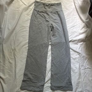 Wide Leg Women’s Sweat Pants Grey. XS